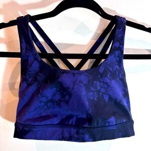 LULULEMON Sz XS (estimated) Strappy Bra Not Padded Comfort Band